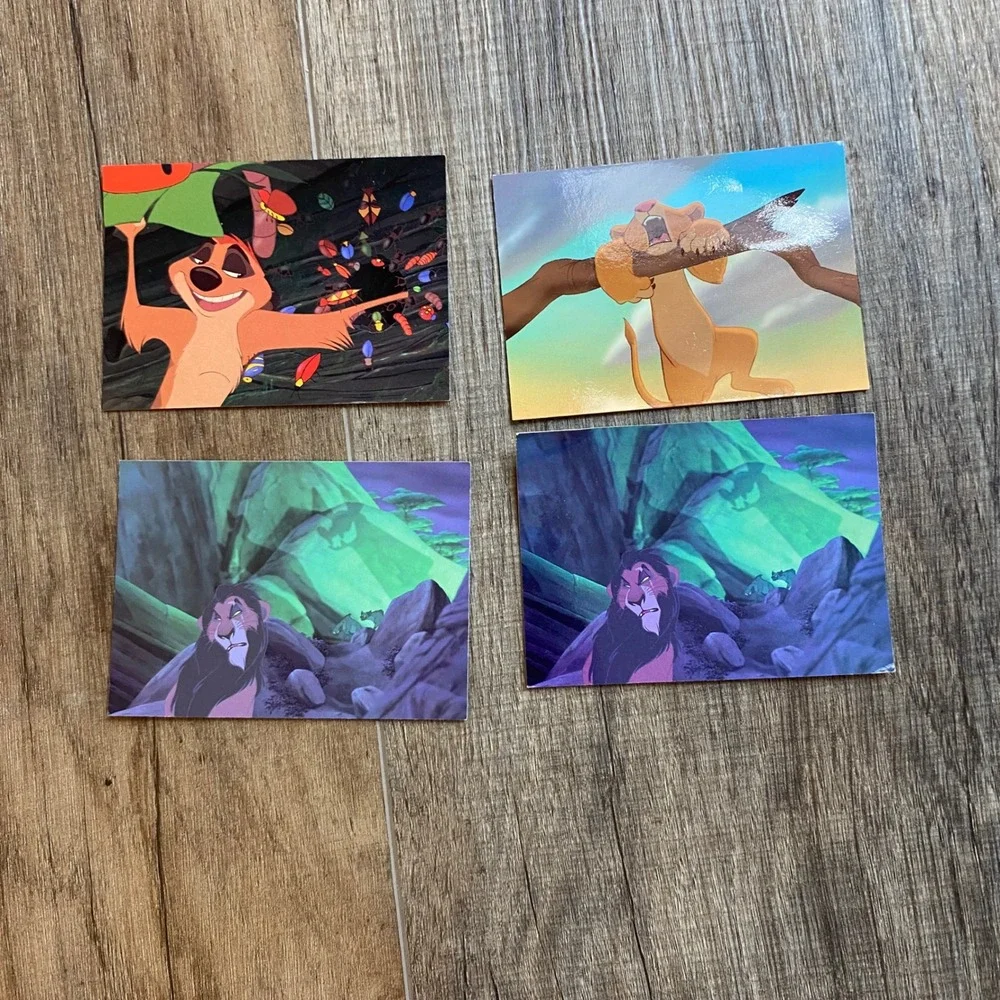 Vintage 1994 SkyBox Disney The Lion King Trading Card Lot 10 Cards Simba Scar